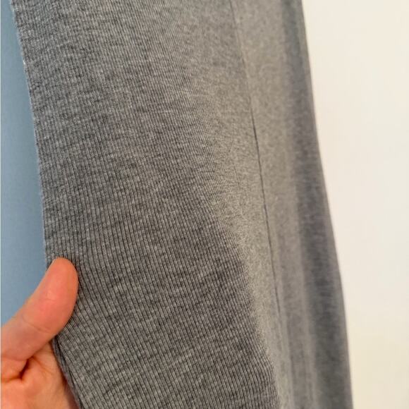 Quince Ribbed Midi Dress Medium Minimalist Bodycon - Picture 8 of 8